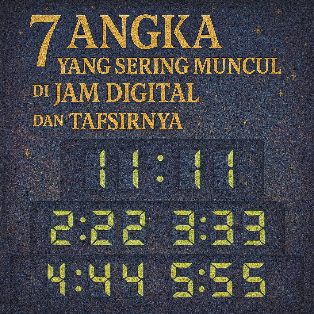 7 Angka yang Sering Muncul di Jam Digital dan Tafsirnya