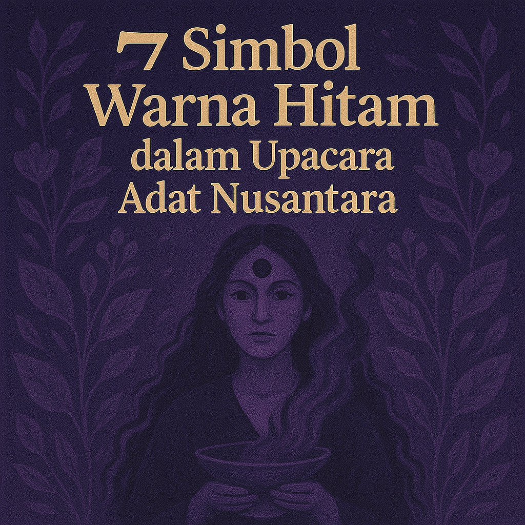 7 Simbol Warna Hitam dalam Upacara Adat Nusantara