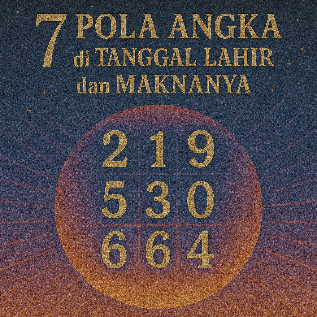 7 Pola Angka di Tanggal Lahir dan Maknanya