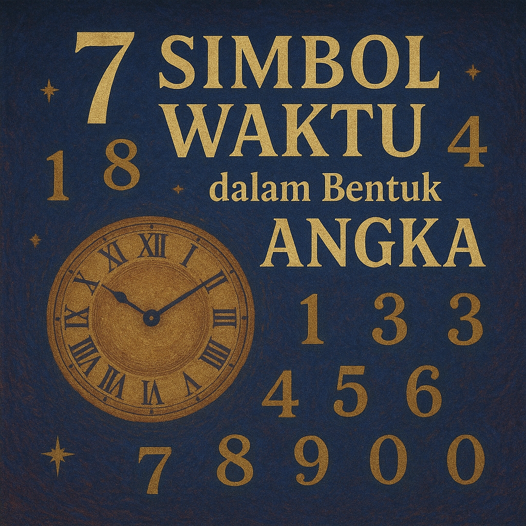 7 Simbol Waktu dalam Bentuk Angka