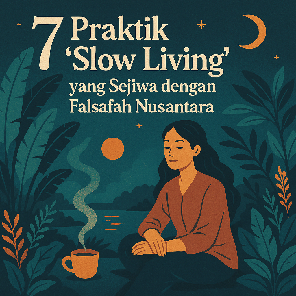 7 Praktik “Slow Living” yang Sejiwa dengan Falsafah Nusantara