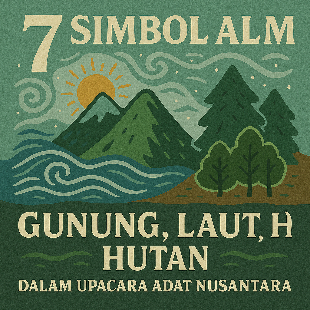 7 Simbol Alam (Gunung, Laut, Hutan) dalam Upacara Adat Nusantara