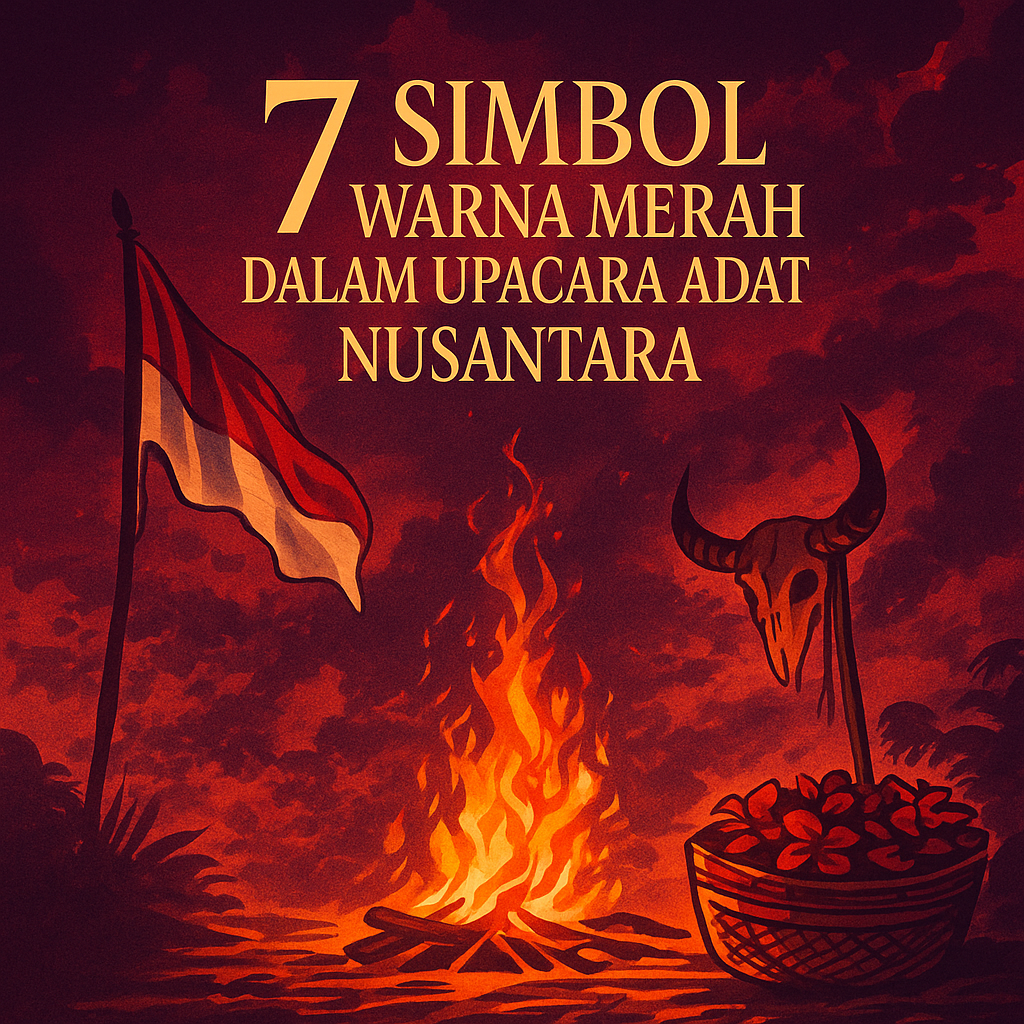 7 Simbol Warna Merah dalam Upacara Adat Nusantara
