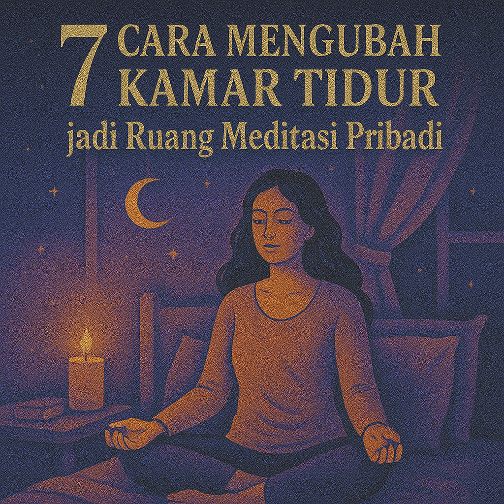 7 Cara Mengubah Kamar Tidur jadi Ruang Meditasi Pribadi